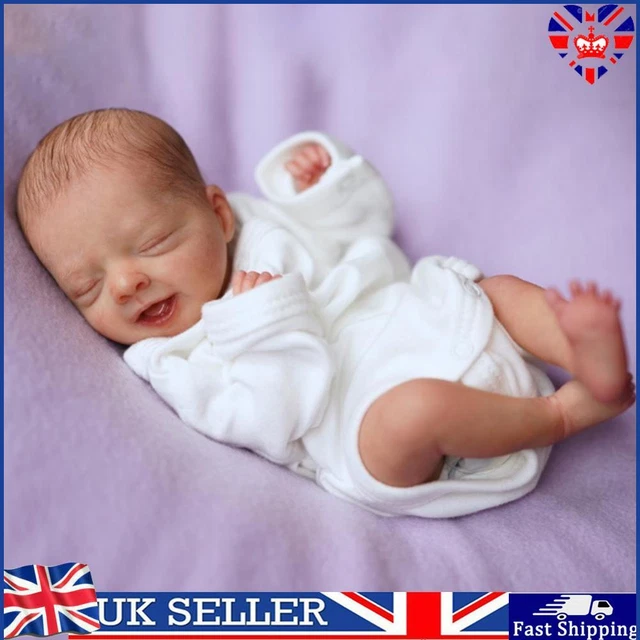Soft Touch Unfinished Reborn Doll Kit Hand-assembled Infant Real Emotions Baby