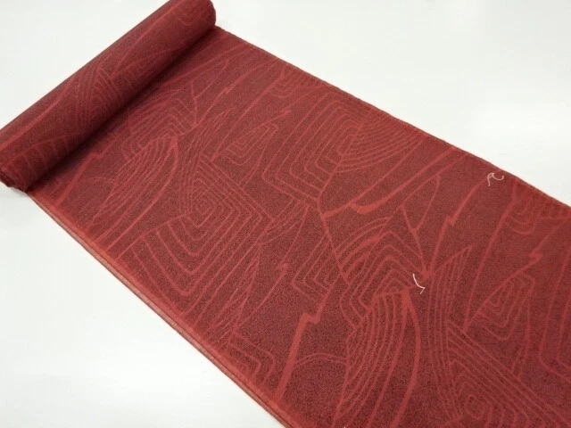 6343065: Japanese Kimono / Antique Bolt For Haori Coat / Abstract Pattern