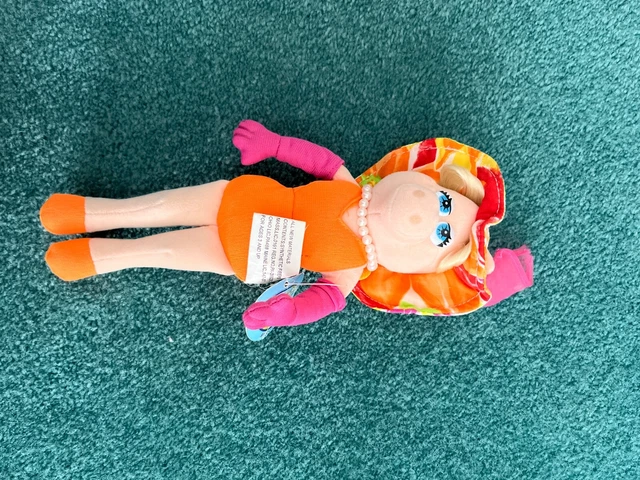 Muppets Miss Piggy Plush Stuffed Animal Nanco Swimsuit No-Hat Pearls Or Heels