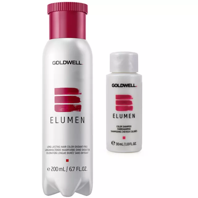 Goldwell Elumen Haarfarbe Pure RR@ALL 200ml + 30ml Elumen Shampoo = 230ml