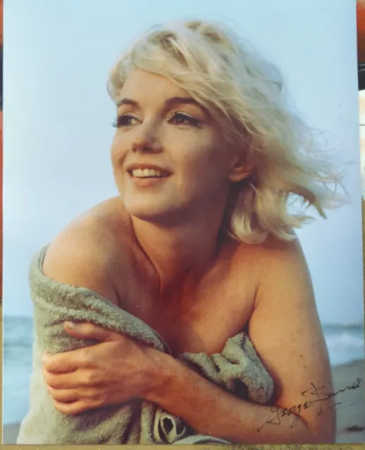 George Barris (1922-2016) Main Signé Marilyn Monroe Original Photo Numérotée 2