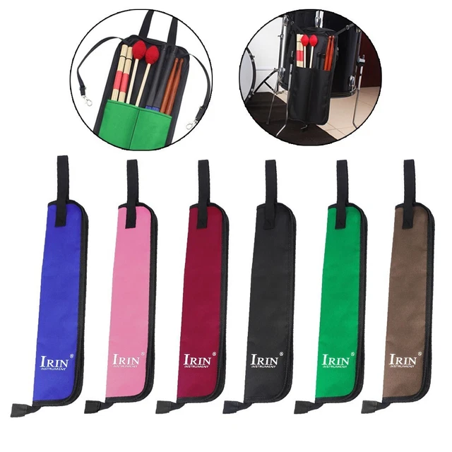 Sac à Baguettes Yarwo – Avec Crochets Pour Caisse Tom, Sangle Ajustable – Pour Baguettes, Mailloches, Partitions, Accessoires Batterie