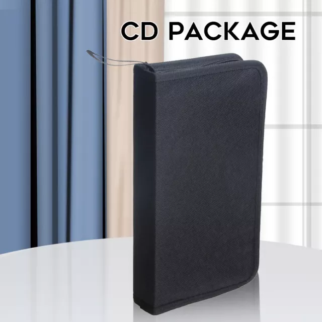 80 Capacity CD VCD DVD Discs Storage Holder Cover Carry Case Bag Organizer Box 2