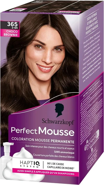 Schwarzkopf Perfect Mousse - Coloration Sans Ammoniaque Nuance 700 Blond Foncé, 1 Pièce