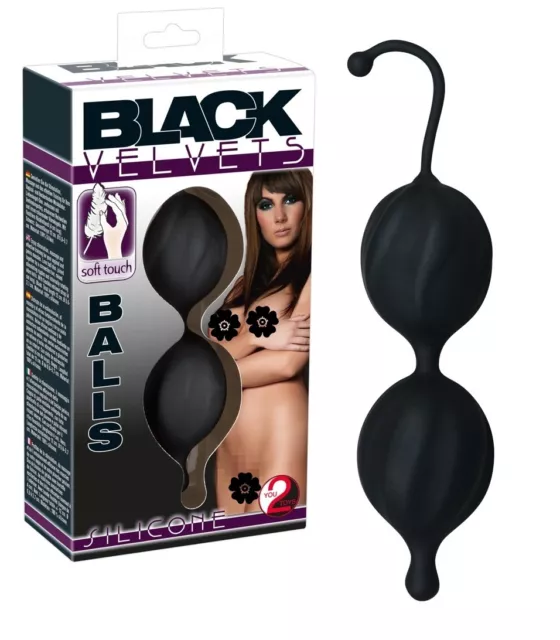 Palline del piacere Black Velvets Silicone Balls Sexy shop sfere geisha love xx