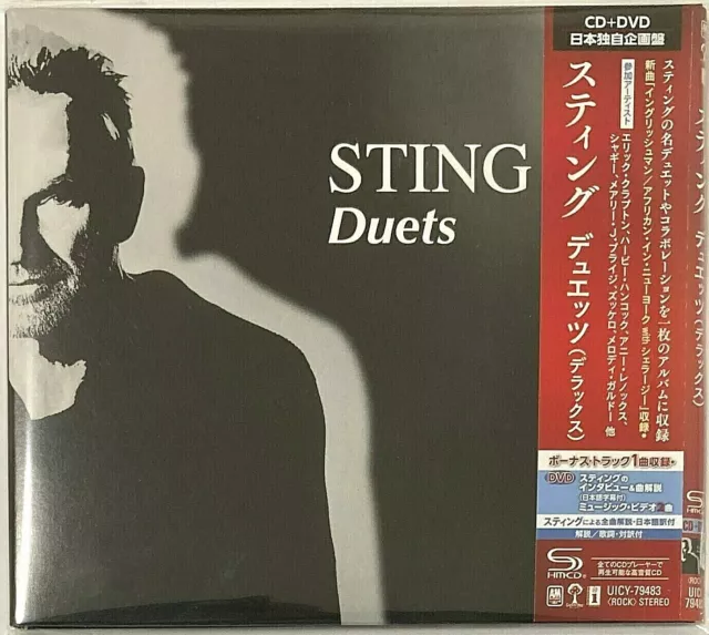 Sting SEALED BRAND NEW SHMCD+DVD(R-All) "Duets" Deluxe Edition Japan Limited OBI