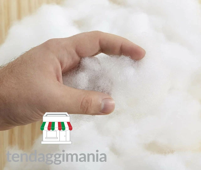 Ovatta Sintetica 1kg Per Imbottitura - Morbida, Anallergica, Per Cuscini, Peluche, Bomboniere - Foto 5