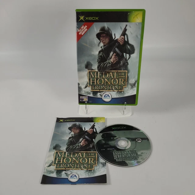 Medal of Honor Frontline MoH Original Xbox Action Shooter Video Game Manual PAL