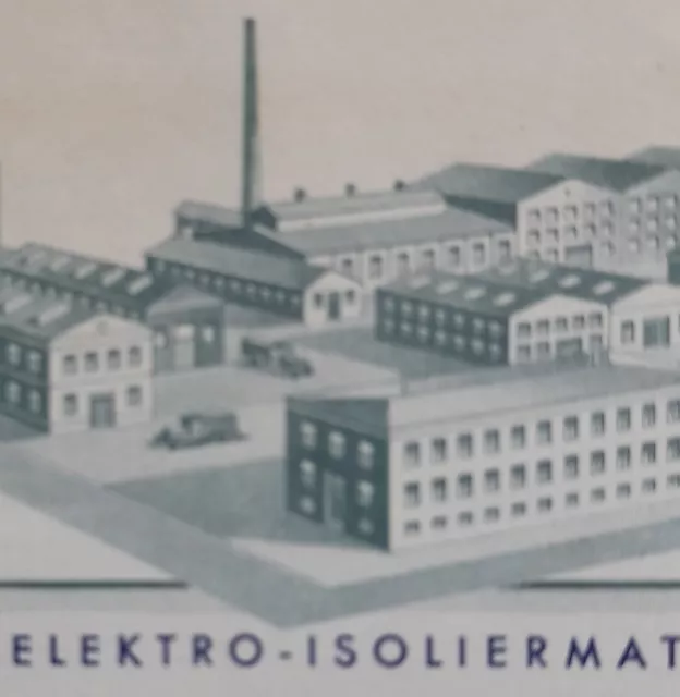 Alte Rechnung Hamburg Wilhelmsburg Lackfabrik Wilhelm Carsten 1938