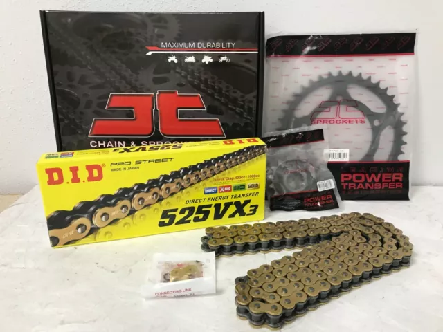 Aprilia Rsv1000 Tuono Chain And Sprocket Kit 2006 To 2011  Did Gold X-Ring