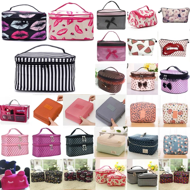 Womens Cosmetic Bags Makeup Wash Bag Travel Toiletry Pouch Handbag Organizer.