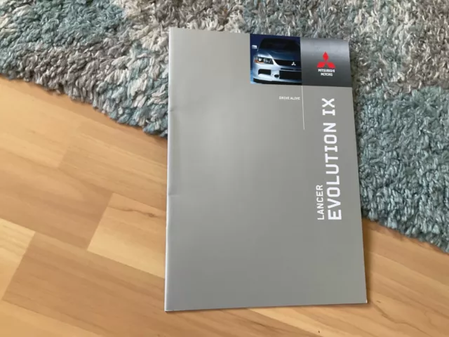 Mitsubishi Evolution. Ix   Brochure. 2005.  Evo 9