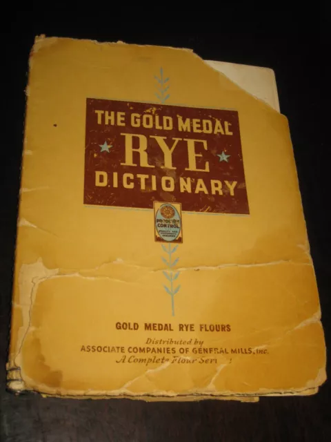 Gold Medal Rye Flour Dictionary Cookbook Recipe 1936 Bread Sour Whiskey White