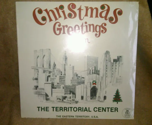 Christmas Greetings From The Territorial Center LP Sealed Salvation Army 1984