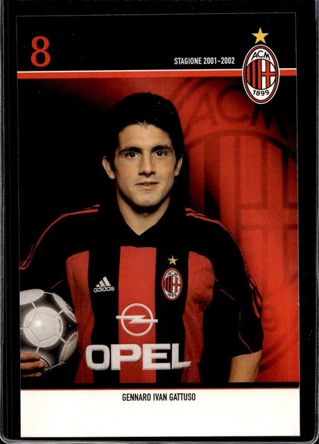 2001 PANINI CALCIO MILAN GATTUSO ジャージカード Amazon.co.jp: 2001 PANINI CALCIO MILAN GATTUSO ジャージ