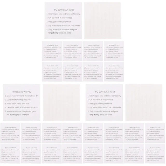 75 PCS Patch de réparation de tente TPU pratique