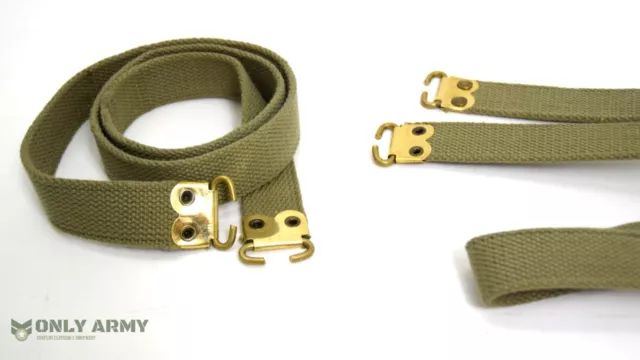 WW1 WW2 British / Belgian Army 303 Rifle Sling Lee Enfield Sling Canvas Webbing 3