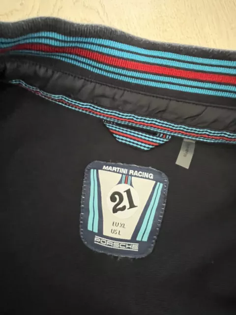 Porsche Martini Racing Herren Stepp Sweat Jacke Blau Gr. XL - selten getragen 3