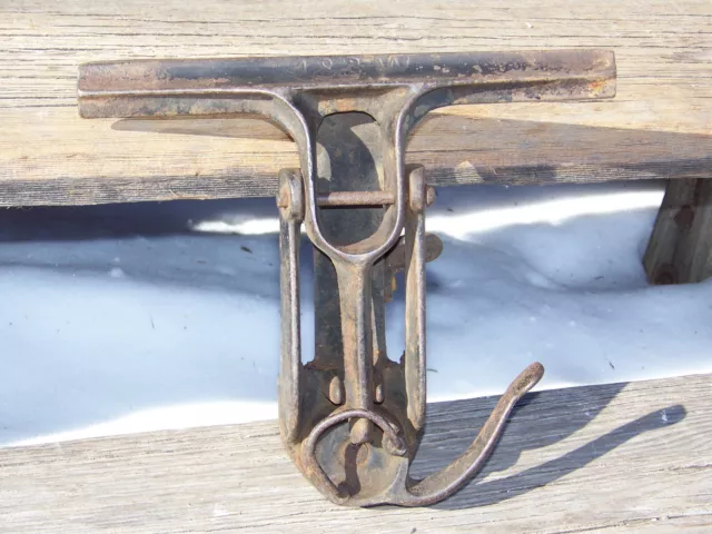 Vintage Cast Antique # 183W Hand Saw Vise Sharpening Bench mount old Tool Part