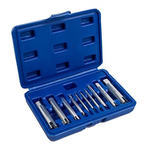 10Pcs Tap Extractor 3/4 Flute Broken Head Screw Remover Stripped Tap Extractor
