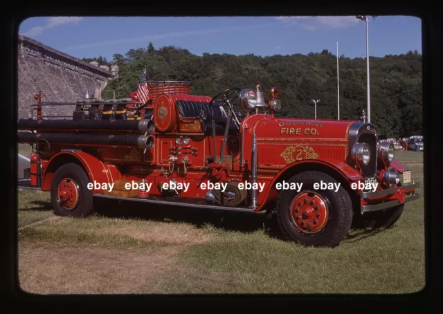 Spring Lake NJ 1930 Seagrave pumper Fire Apparatus Slide