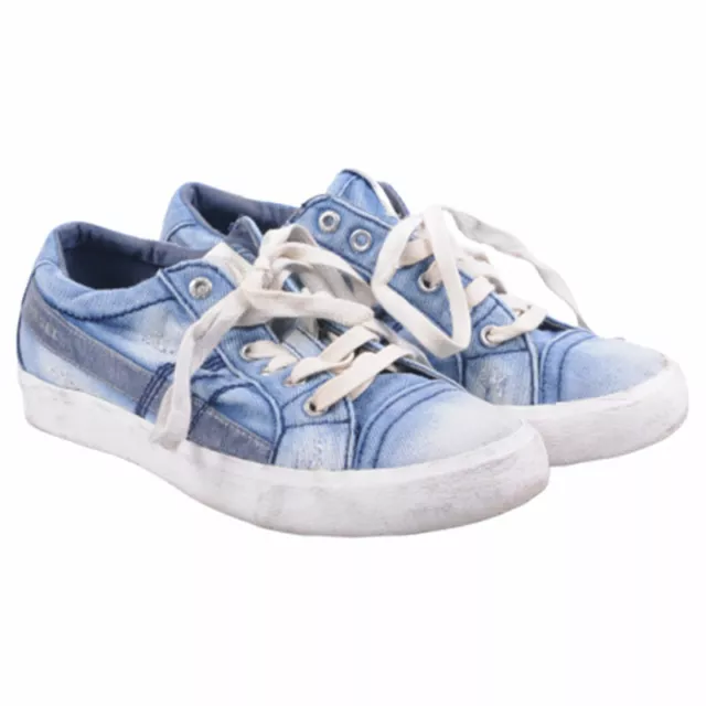 Diesel Industry Denim Division White High Tops Trainers Shoe Size 65   ApparelXchange CIC