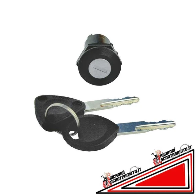 KIT SERRATURE ORIGINALI PIAGGIO VESPA ET2 ET4 LX LXV S PRIMAVERA SPRINT 50 125 150 - Foto 8