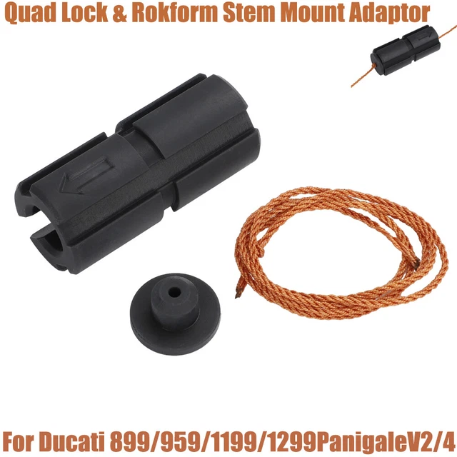 Quad Lock &Rokform Stem Mount Adaptor For Ducati Panigale 899,959,1199,1299 V2 4