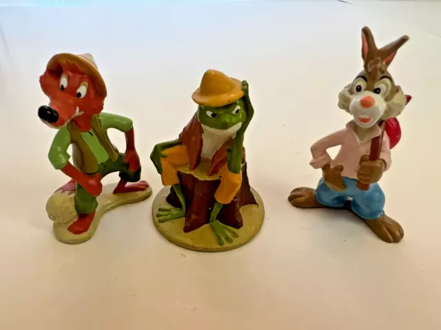 Disney Song of the South Splash Mountain Brer Rabbit PVC Vinyl Figurines (Set 3)