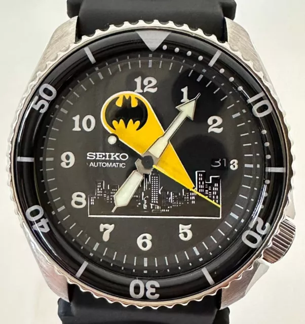 Vintage Seiko Diver's 7002-700A Mod Bat Man Automatic Men's Watch