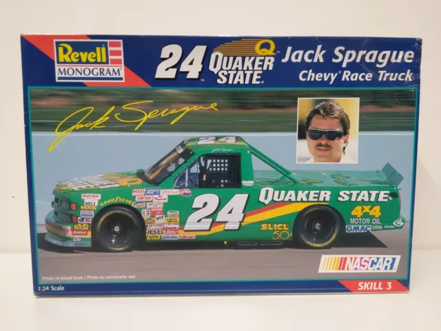 Revell NASCAR 24 Quaker State Jack Sprague Chevy Race Truck (Open Box)