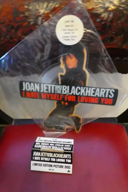Joan Jett “I hate myself for Loving you” 12” Limited Edition Picture disc