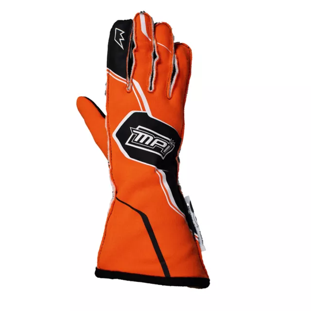 MPI USA MPI Racing Gloves SFI 3.3/5 Orange Small - MPI-GL-O-S