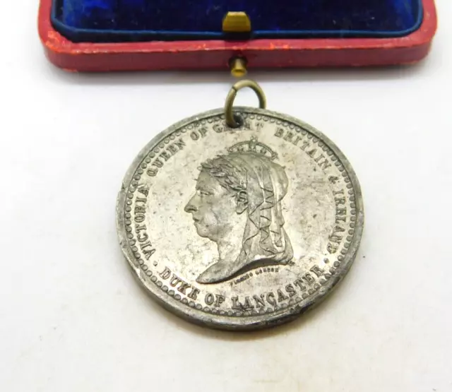 Scarce Queen Victoria Golden Jubilee Duke Of Lancaster Medal Antique 1887 Royal