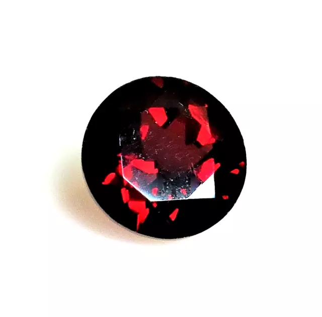 1x Red Garnet - Round Facetted 12,2mm (1438B) 2