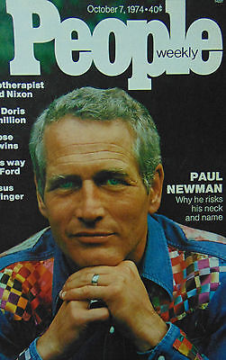 People Weekly October 7th 1974 Paul Newman Cover with arlicle