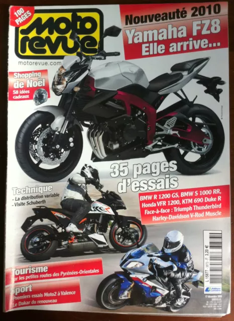 MOTO REVUE du 12/2009; Essai BMW R 1200 GS, BMW S 1000 RR, Honda VFR 1200/ KTM