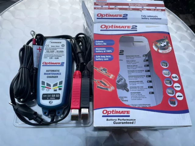 Optimate 2 Batterie Ladegerät, Batterieladegerät, 12 Volt tecMate TM-420 SAE neu