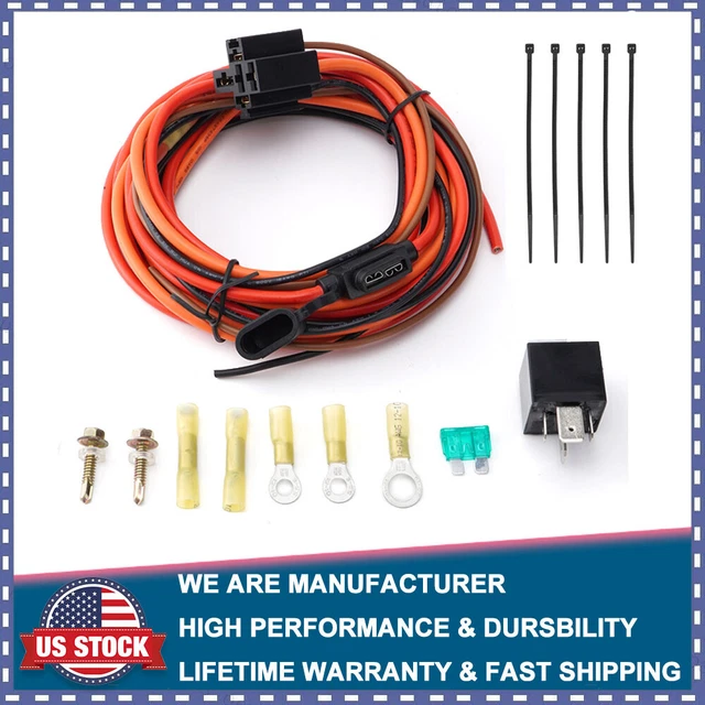 ELECTRIC FUEL PUMP Relay Kit Fuel Pump Wiring Harness Relay Bypass 40