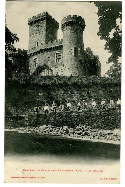 CPA 46 Lot Château de Castelnau-Bretenoux  6 cartes postales anciennes