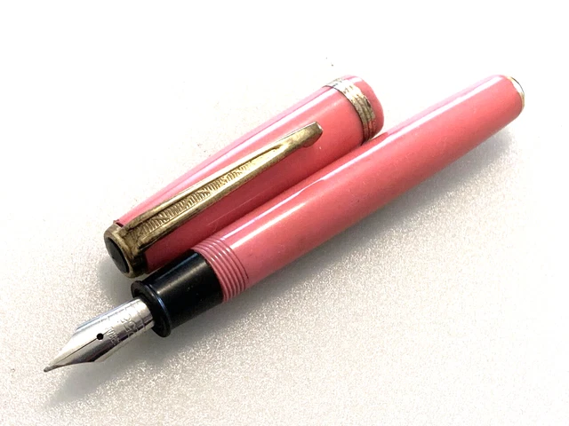 Stylo Plume Vintage Japonais GE - Plume Extra Fine Acier, Non Utilisé Mais Ancien