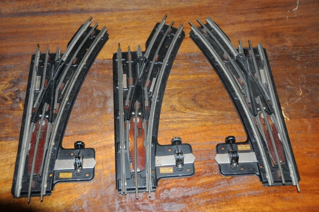 Hornby lot de 3 aiguillages manuels en O