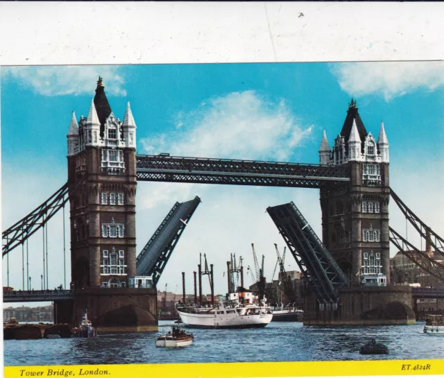 Tower Bridge London Postcard unused VGC