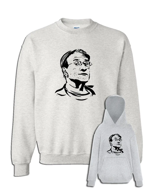 Felpa LUCIO DALLA grigia con e senza cappuccio unisex cantante musica italiana