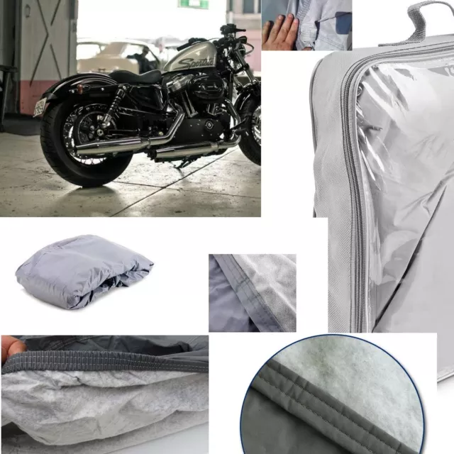 Telo Coprimoto Telato Felpato Perharley Xl1200X Forty-Eight Impermeabile