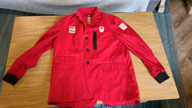 Men's Large Olympic Team Canada Hudson's Bay Rio 2016 Jacket.  great shape