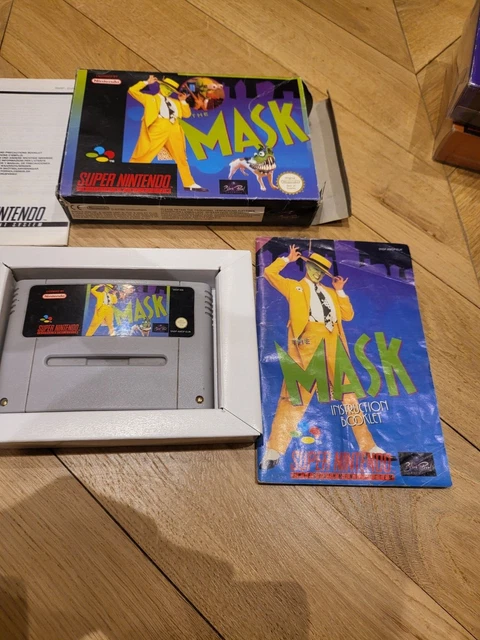 Très Rare Jeu Super Nintendo SNES Complet En Boite PAL EUR The Mask