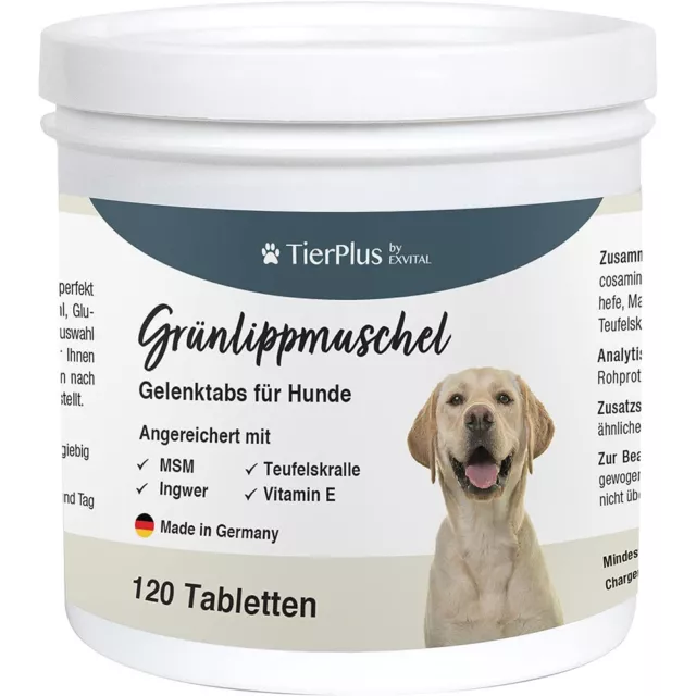 Grünlippmuschel Gelenktabletten für Hunde, Katzen, Pferde, hohe Fressakzeptanz