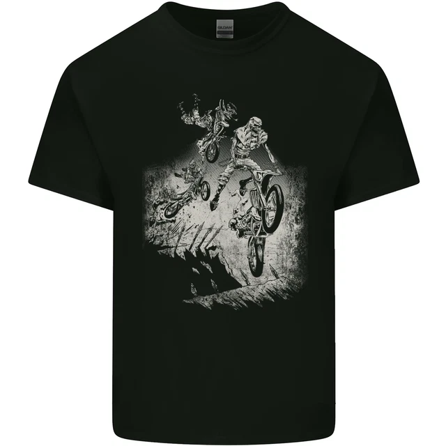 Motocross Death Ride Dirt Bike Kids T-Shirt Childrens