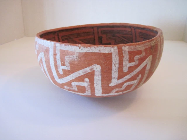 (As Found) Superb Anasazi (7 ½”) St. John’s Polychrome Pottery Bowl - No Repairs